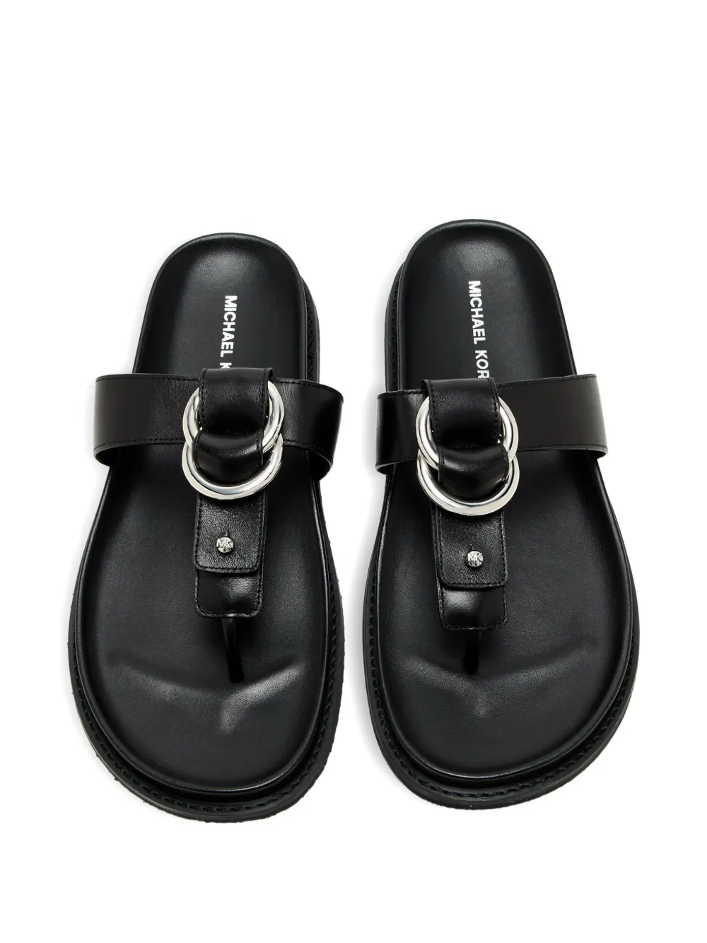 Michael Kors Jaden flat sandals Zwart
