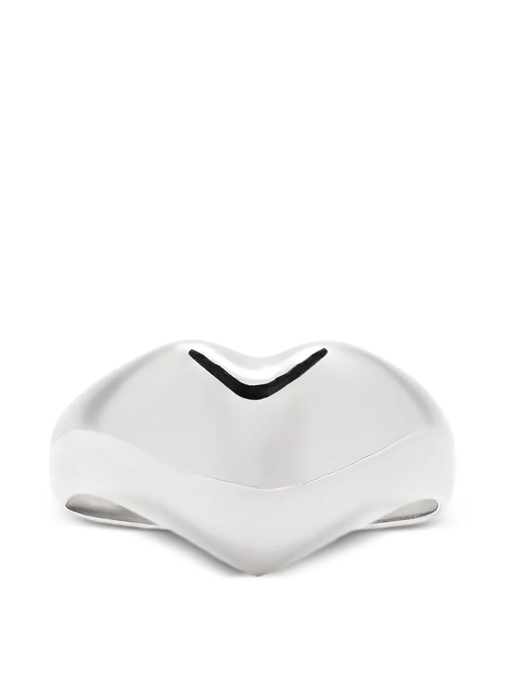 Annika Inez heart-motif rings - Argento