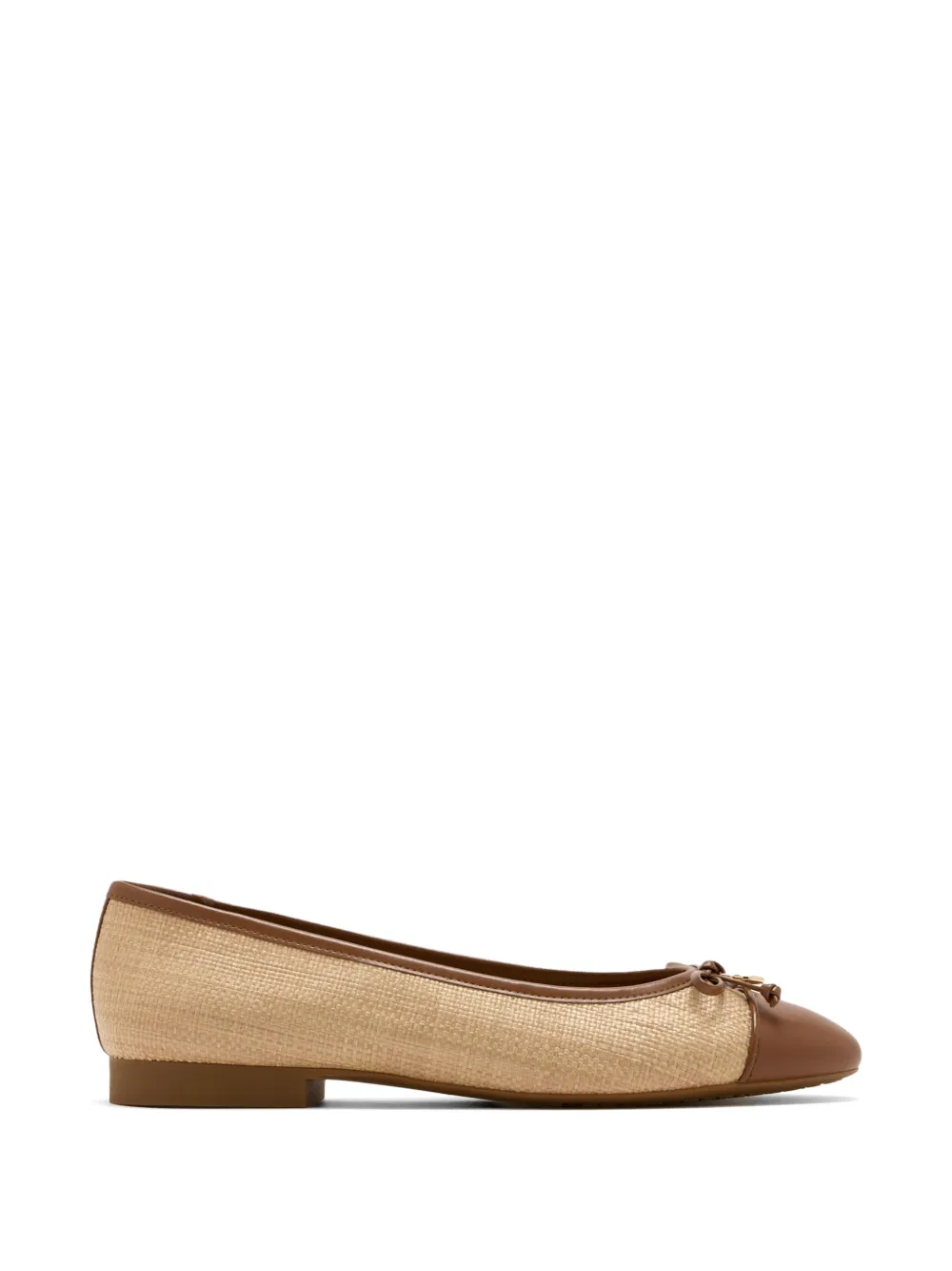 Michael Kors bow-detail cap-toe ballet flats - Toni neutri