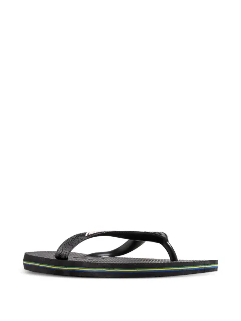 Havaianas Kids logo-embossed flip flops