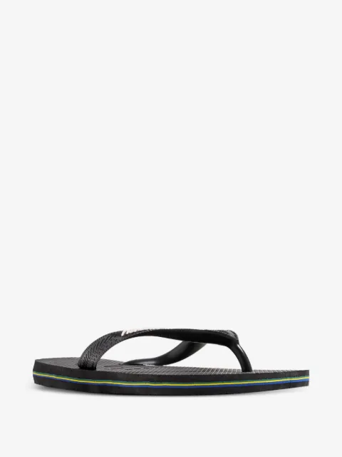 Havaianas Kids logo-embossed flip flops