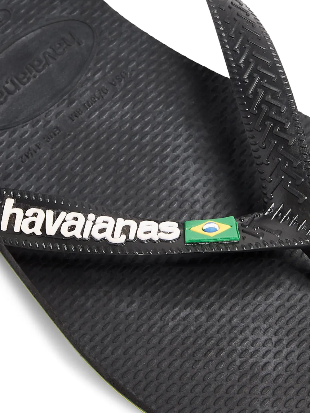 Havaianas Kids Teenslippers met logo-reliëf Blauw