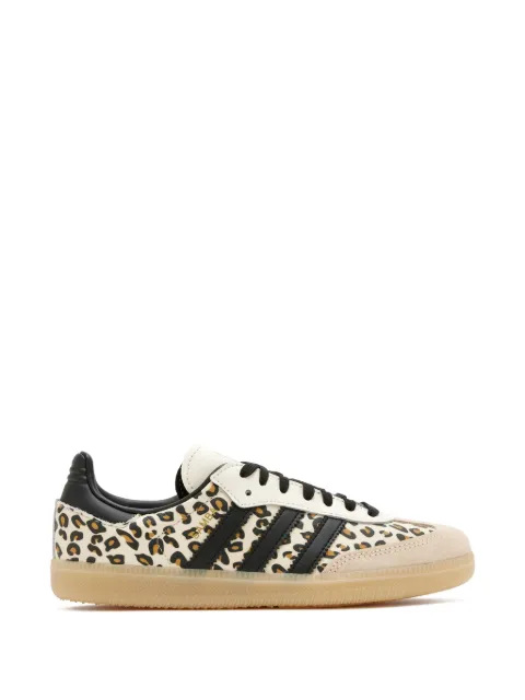 adidas Kids Samba leopard-print sneakers