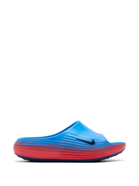Nike sandalias con placa del logo Swoosh