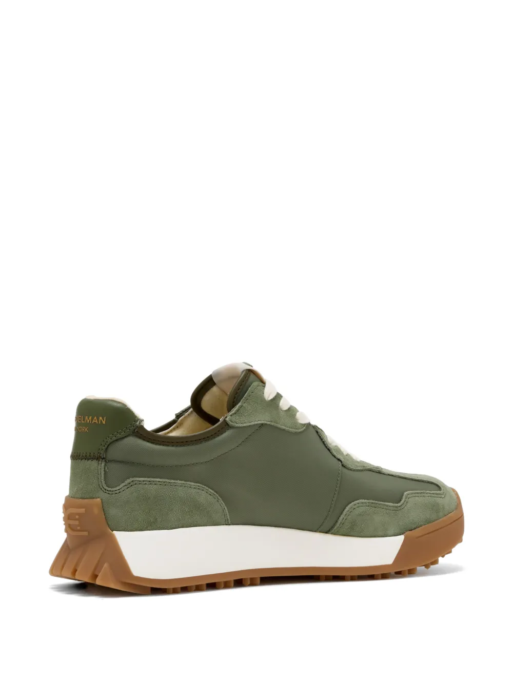 Sam Edelman logo-patch panelled sneakers Groen