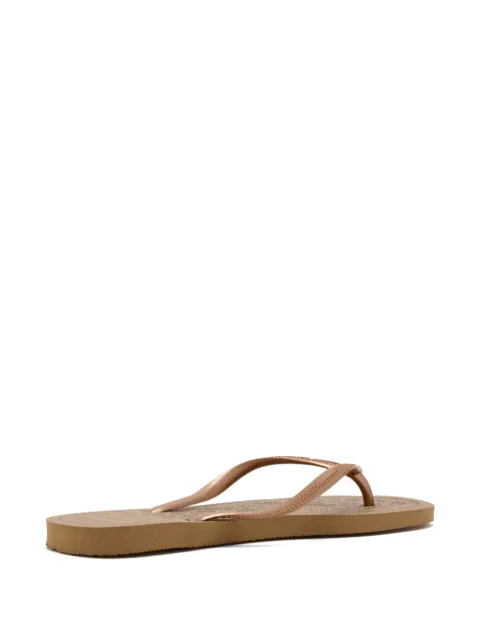 Havaianas Slim leopard-print flip-flops