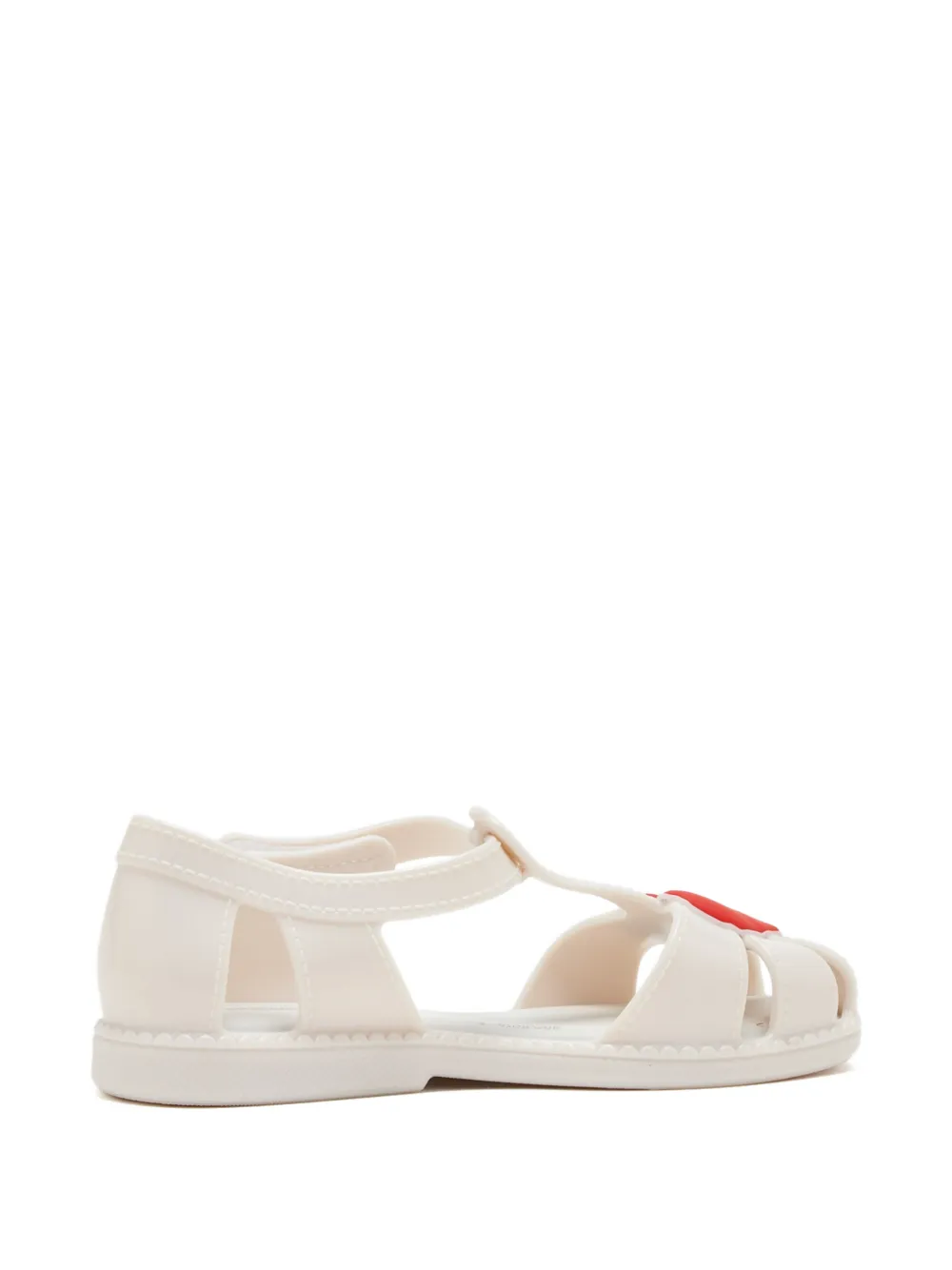 Melissa Odabash Kids Heart T-bar ballet flats Beige