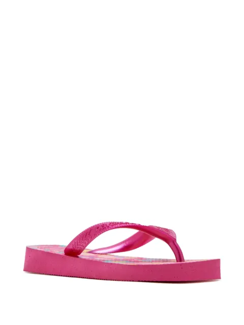Havaianas Kids floral-print flip flops