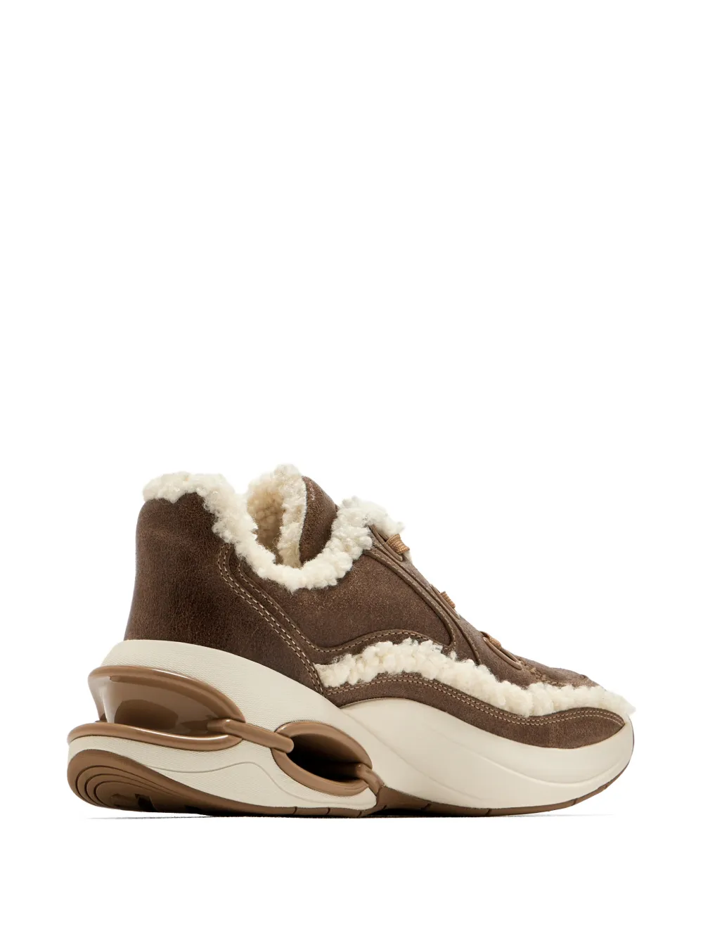 Michael Kors Toni leather sneakers Bruin