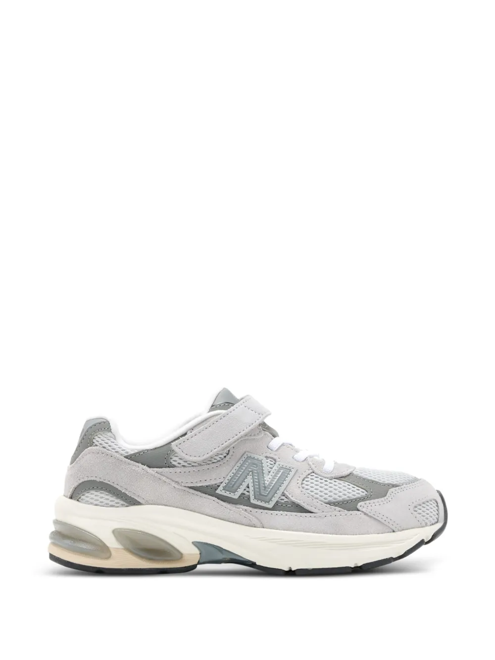 New Balance Kids ABZORB 2010 touch-strap sneakers - Grigio
