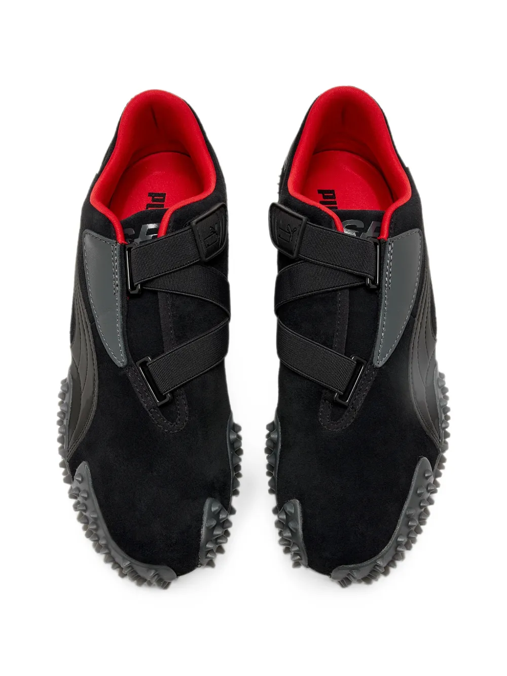 PUMA x Ferrari touch-strap sneakers Zwart