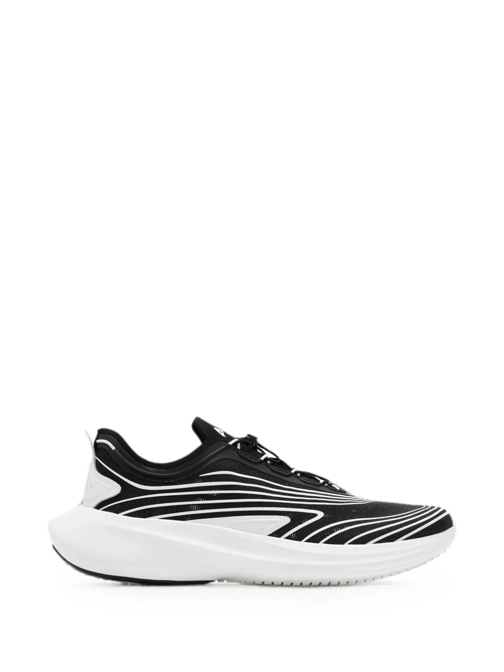 APL: ATHLETIC PROPULSION LABS wave-print toggle-fastening sneakers - Schwarz