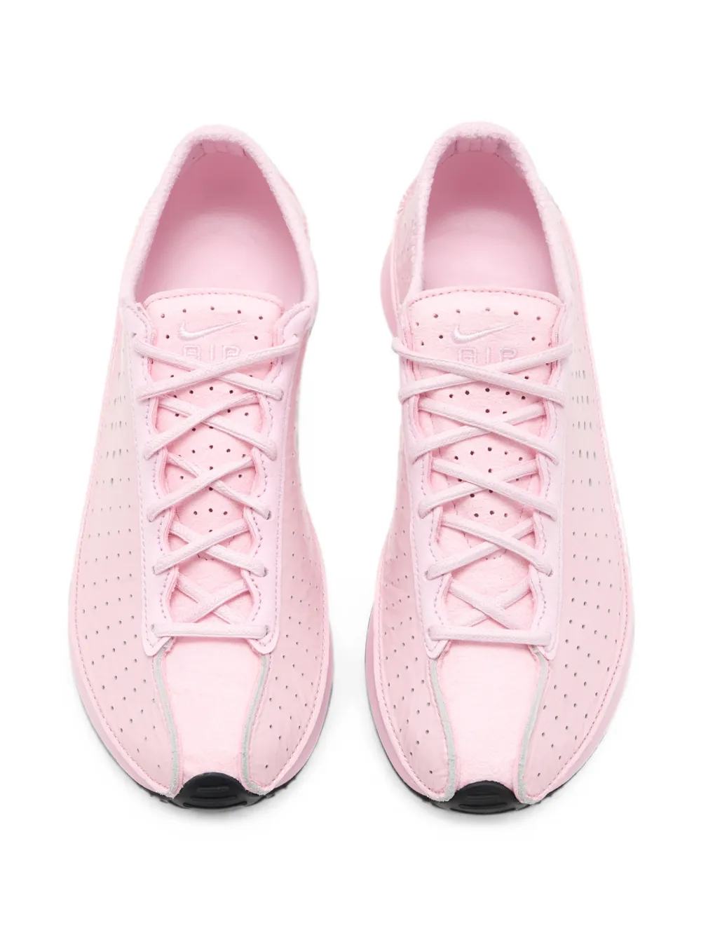 Nike Air Superfly perforated panelled sneakers Roze