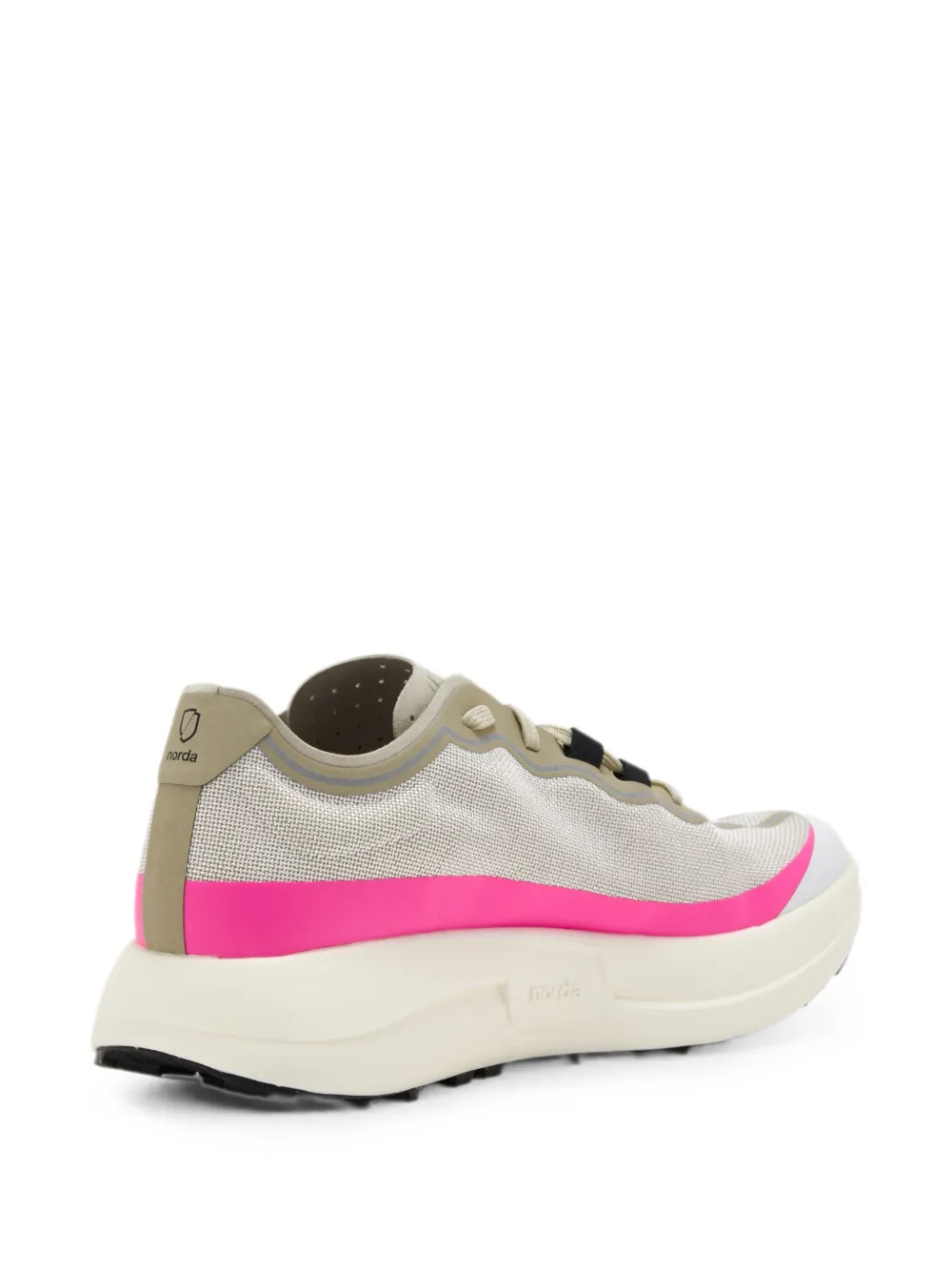 norda 005 sneakers met contrasterende afwerking Beige