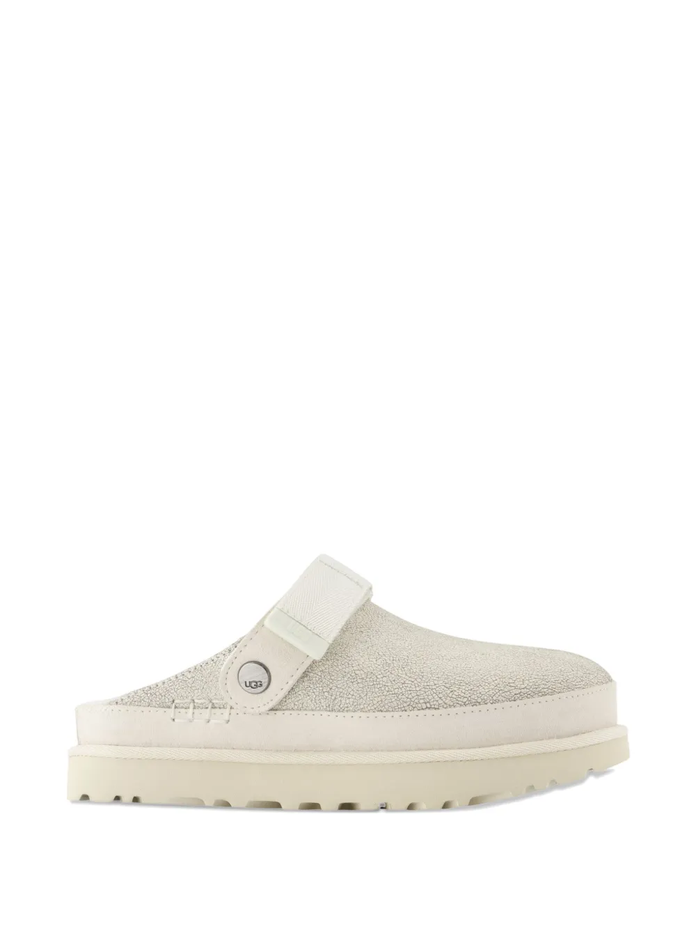 UGG Goldenstar crackle-effect mules - Neutrals