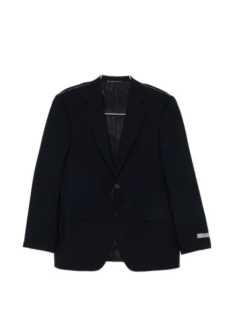 Canali notched-lapel single-breasted blazer