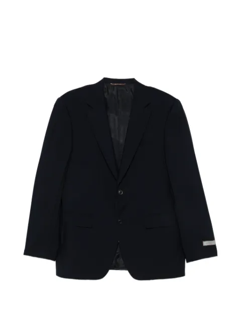 Canali notched-lapel single-breasted blazer