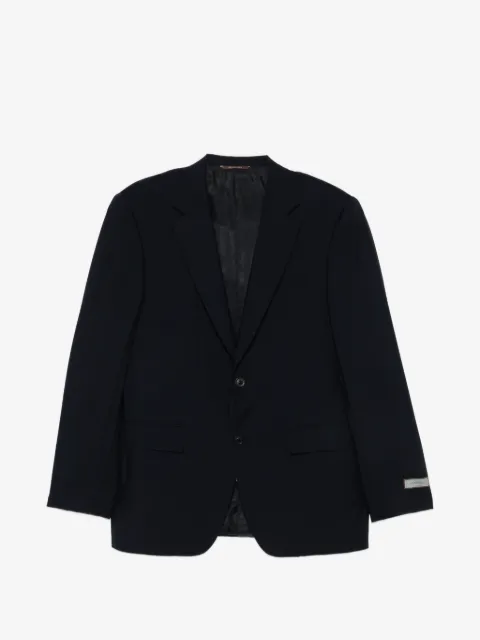 Canali blazer con solapas de muesca y botones