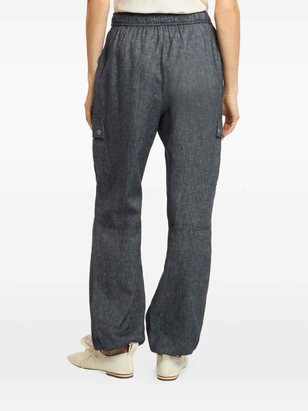 Cinq A Sept Broek met trekkoord Blauw