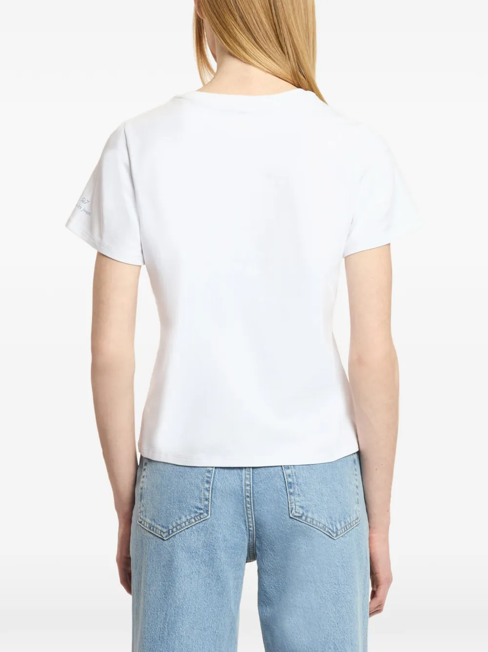 Cinq A Sept Bonjour T-shirt met print Wit
