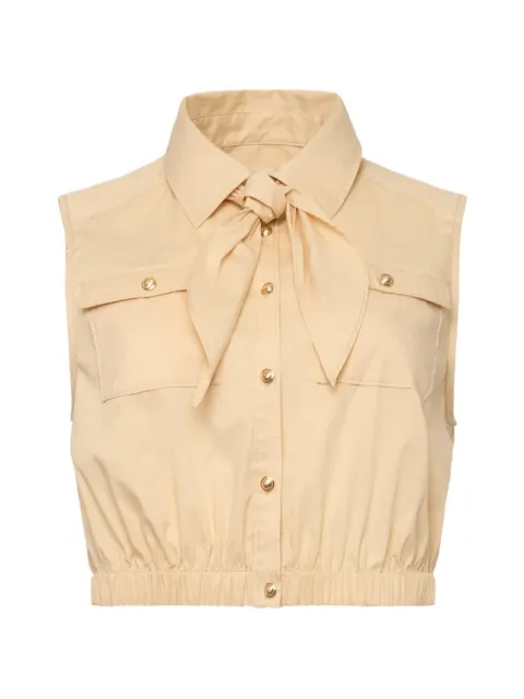 Cinq A Sept sleeveless tie-neck top
