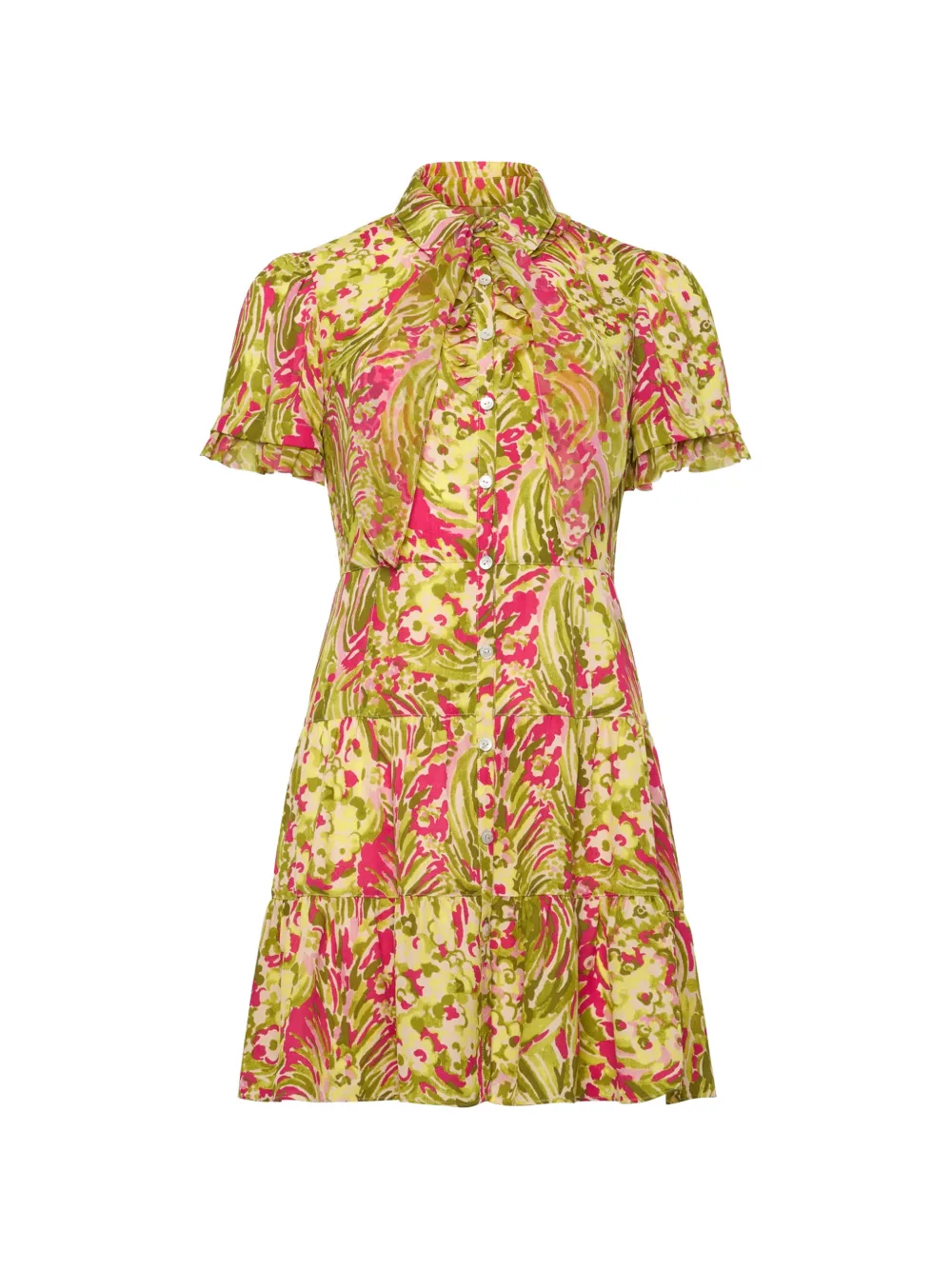Cinq A Sept Jurk met bloemenprint Roze