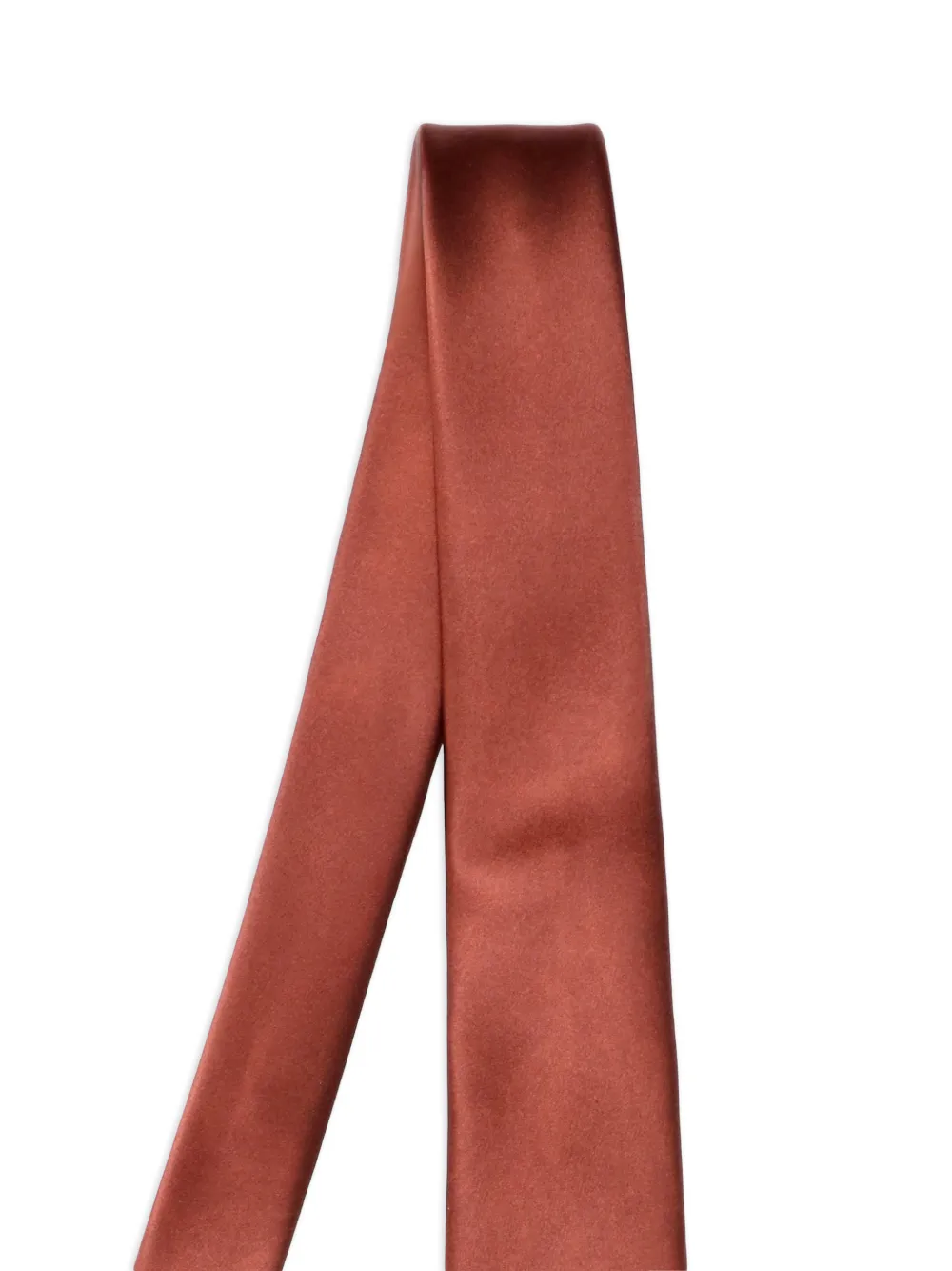 Saint Laurent Zijden stropdas Bruin
