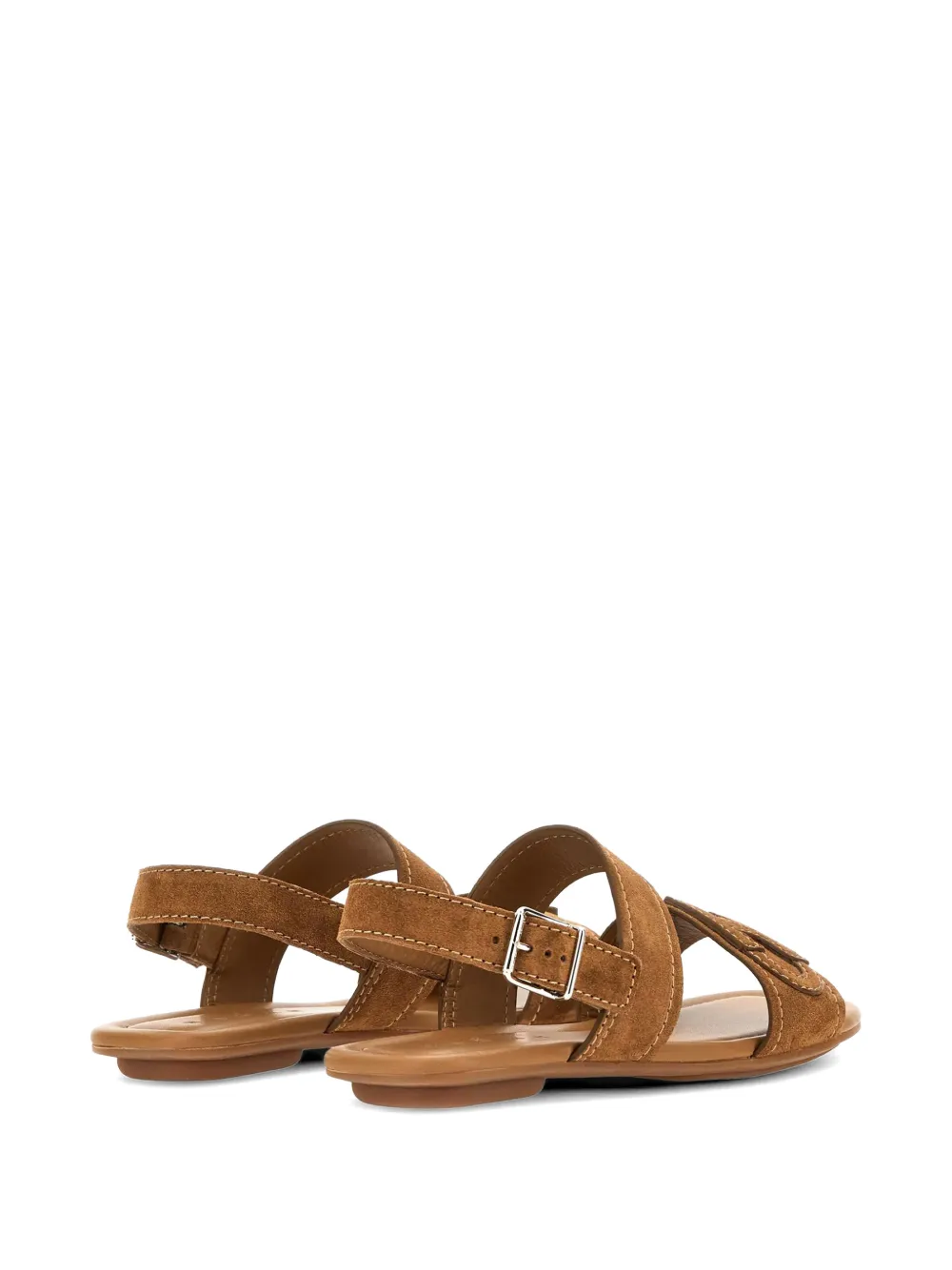 Hogan H685 logopatch sandalen Bruin