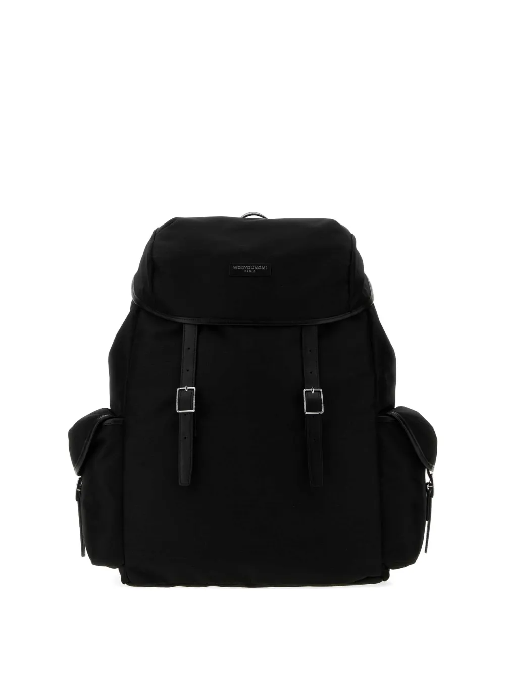 Wooyoungmi buckle-fastening canvas backpack - Nero