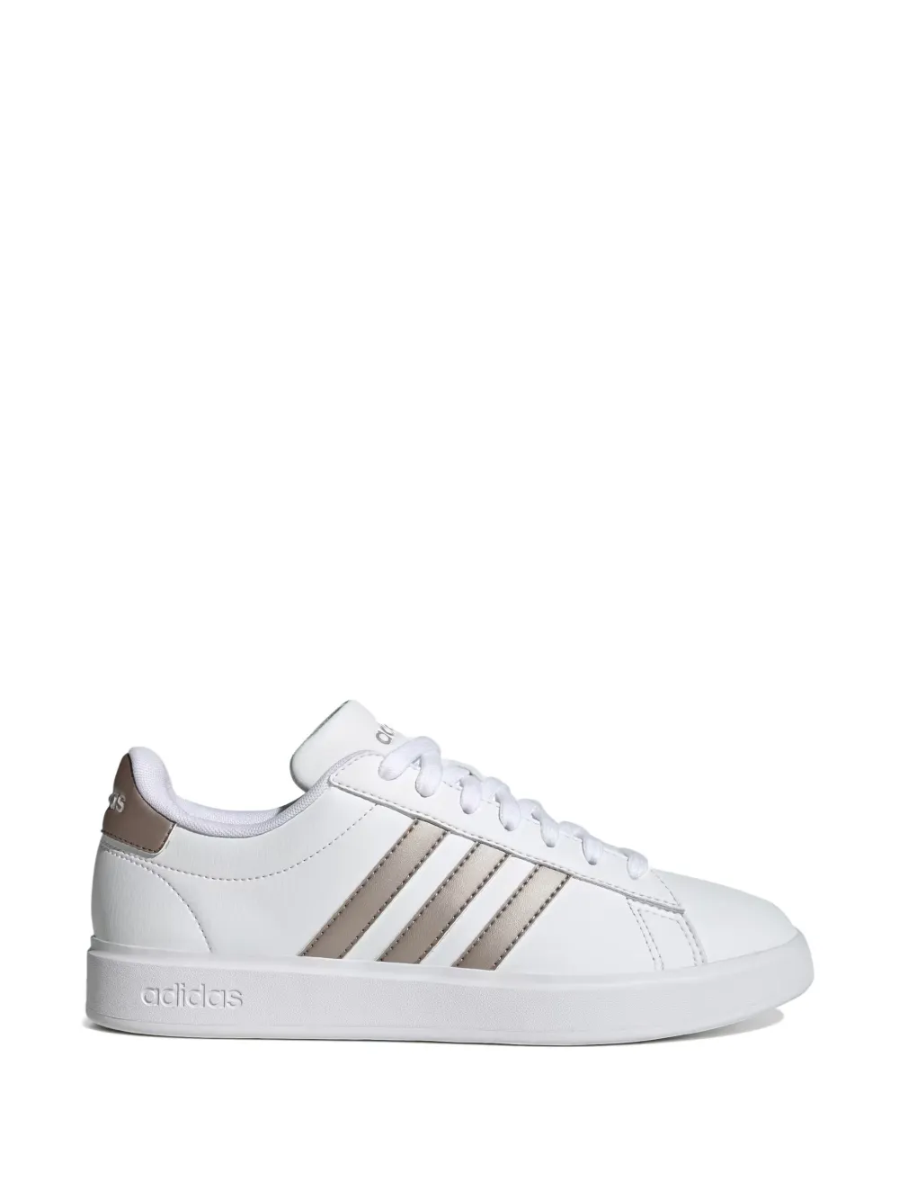 adidas Grand Court "Cloud White/Platinum Metallic" sneakers - Weiß