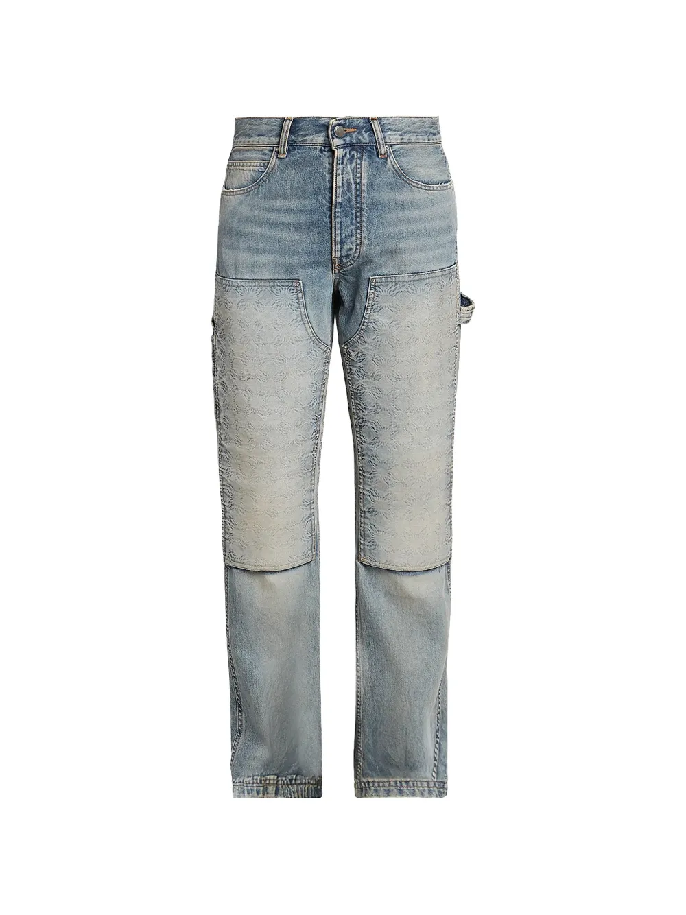AMIRI MA Quad debossed carpenter jeans - Blu