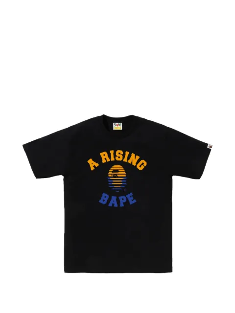 A BATHING APE® A Rising Bape logo-print T-shirt