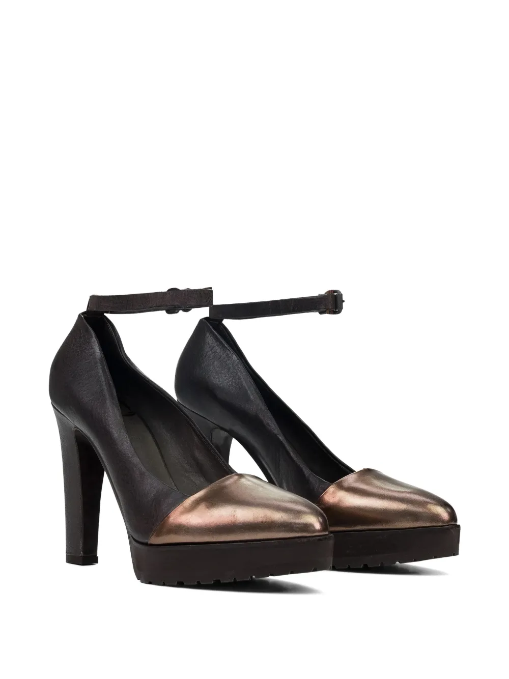 Brunello Cucinelli Sandalen met plateauzool Bruin