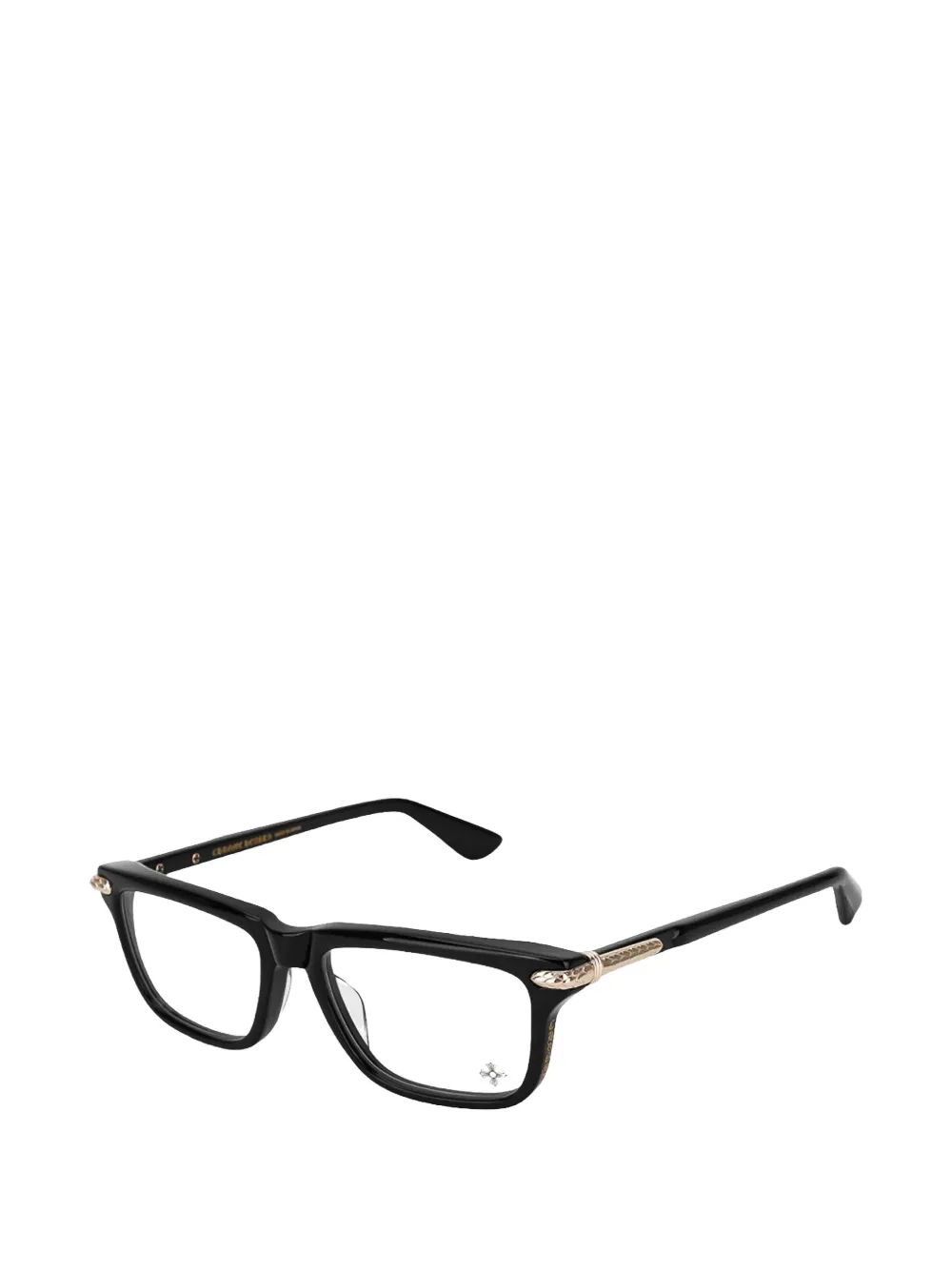 Chrome Hearts Little Dinger rectangle-frame glasses - Nero