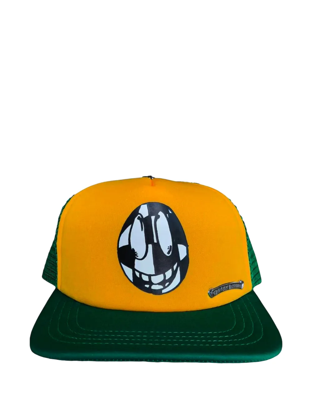 Chrome Hearts Matty Boy logo-patch trucker hat - Verde