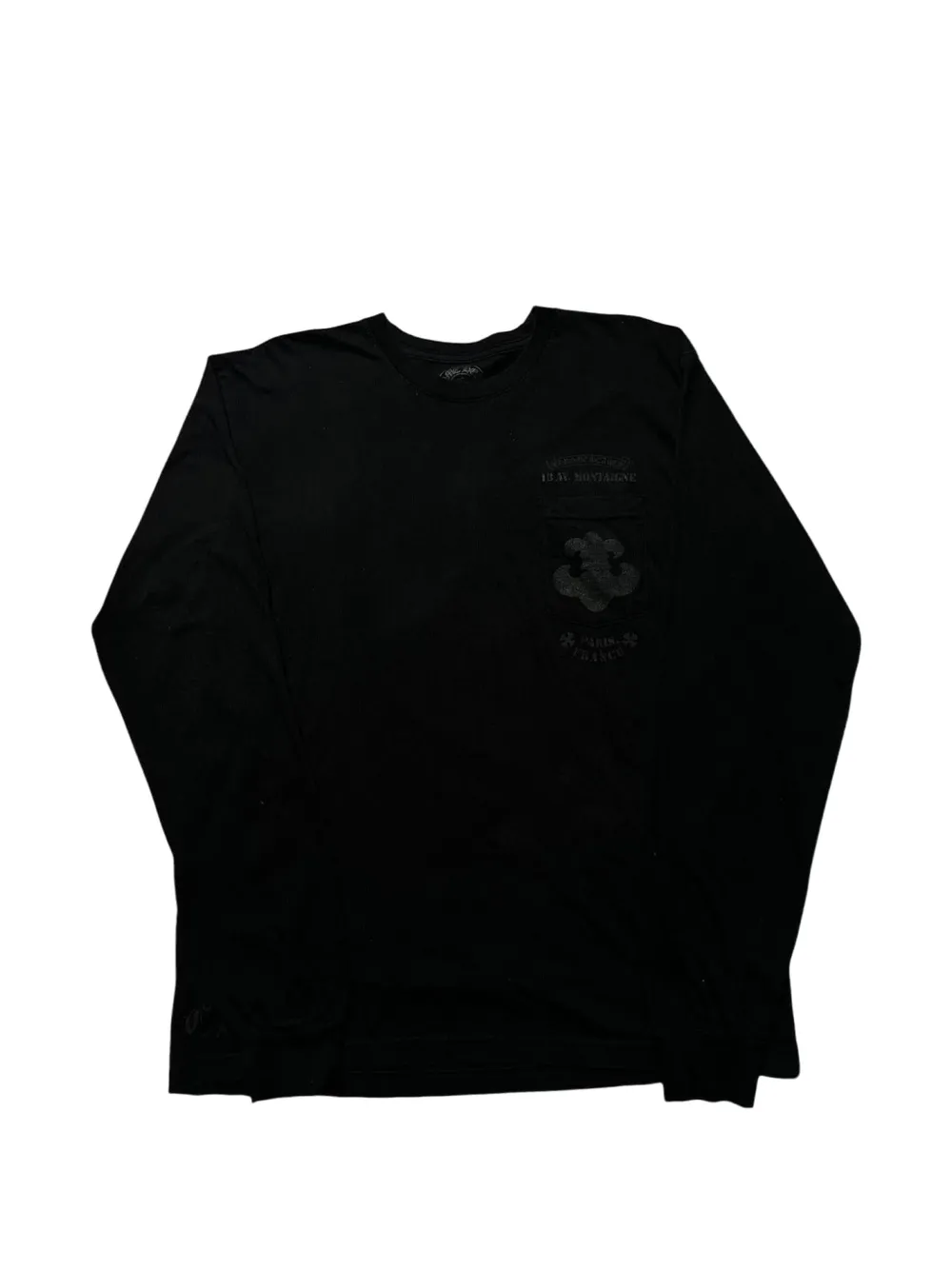 Chrome Hearts Paris Exclusive Langarmshirt - Schwarz