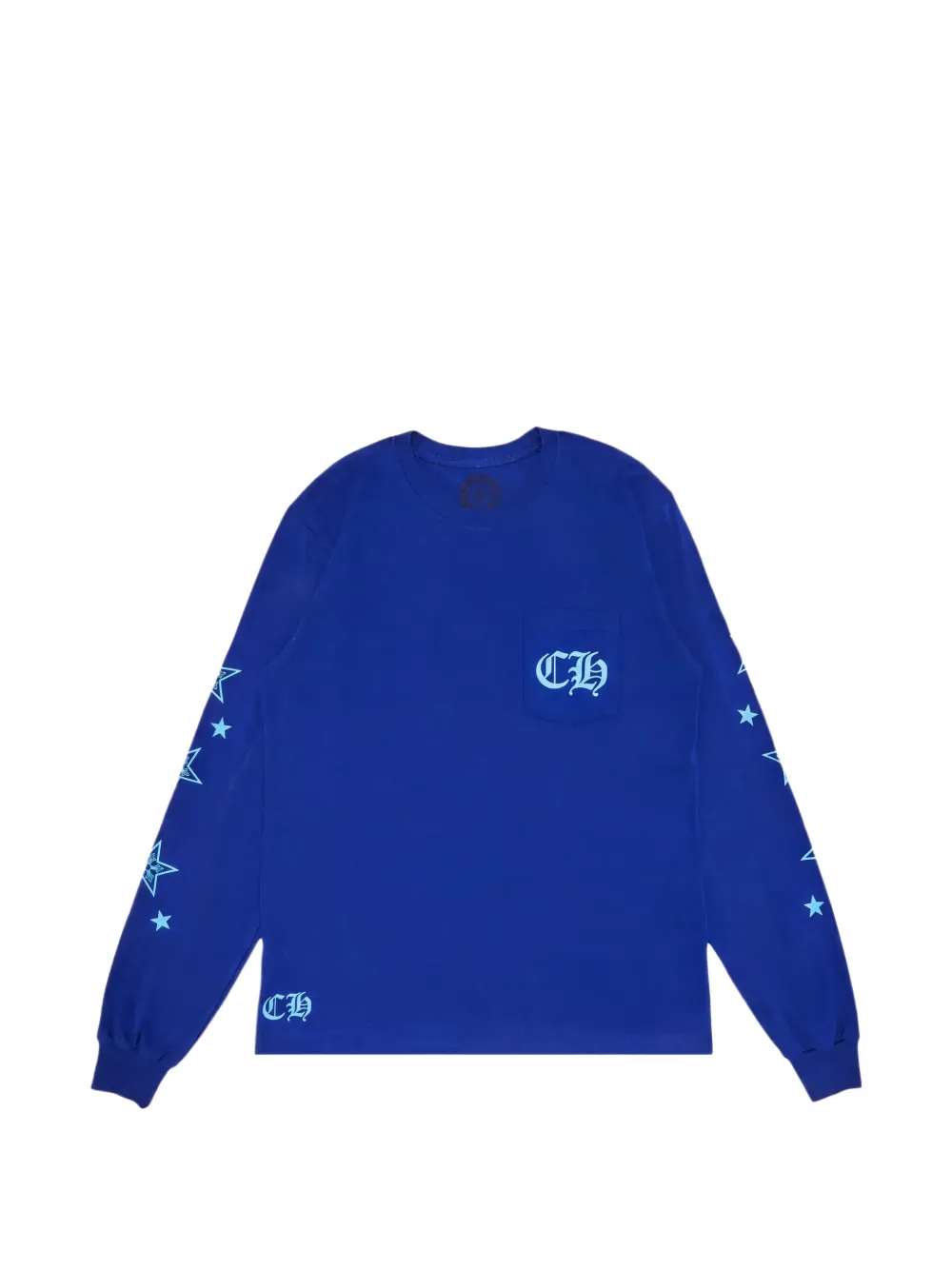 Chrome Hearts long-sleeve sweatshirt - Blu