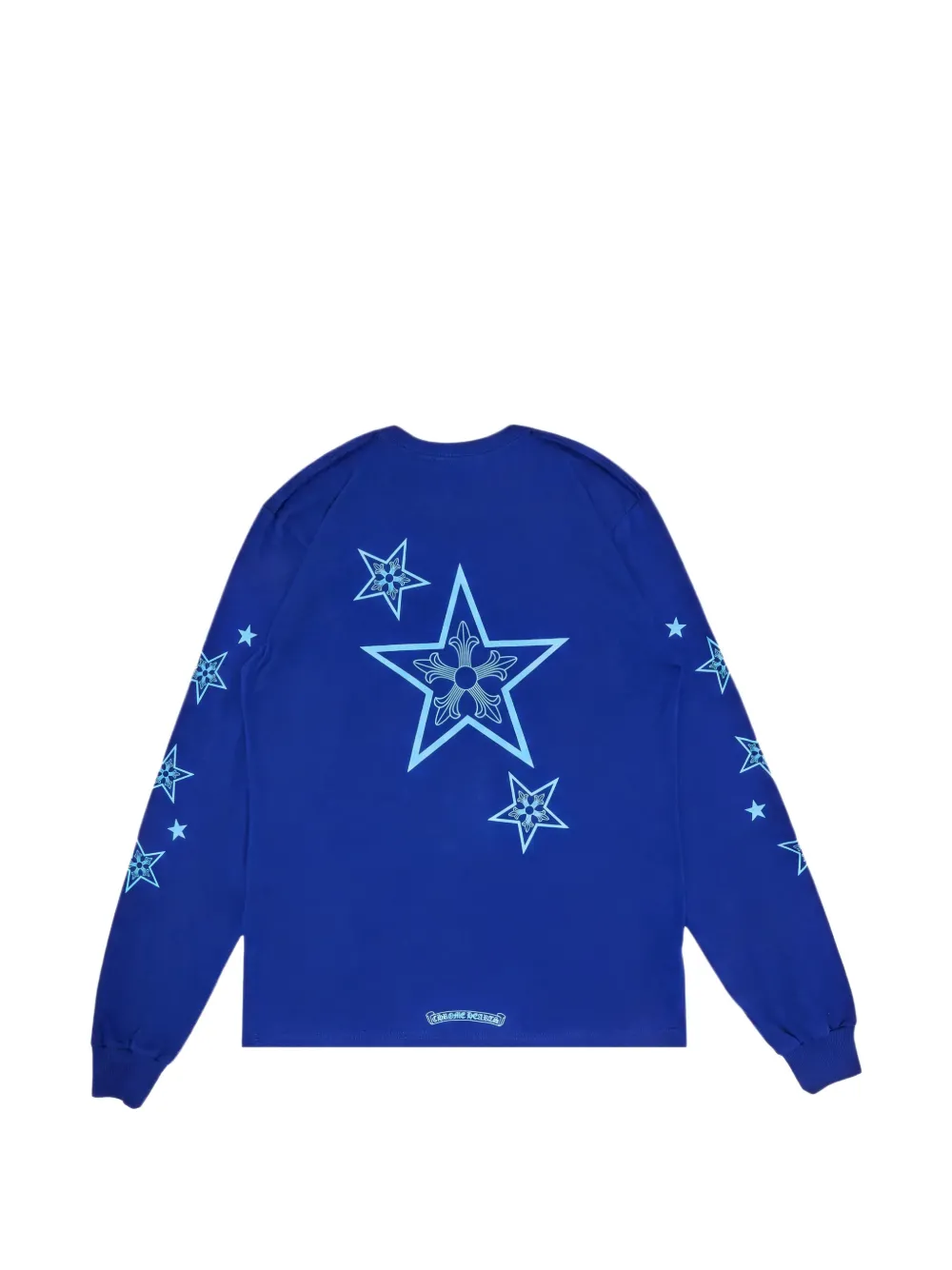 Chrome Hearts long-sleeve sweatshirt Blauw