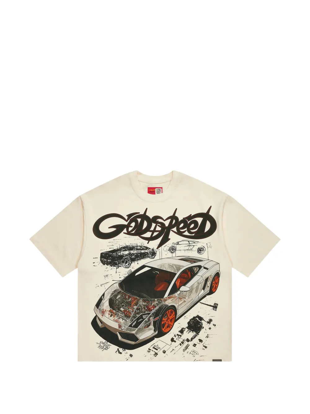 Godspeed Graphic-print T-shirt In Neutral