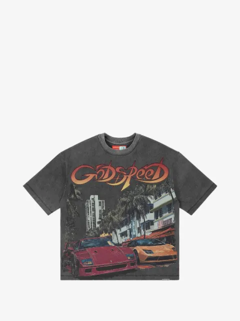 GODSPEED t-shirt South Beach Drive Miami Superrun à imprimé graphique