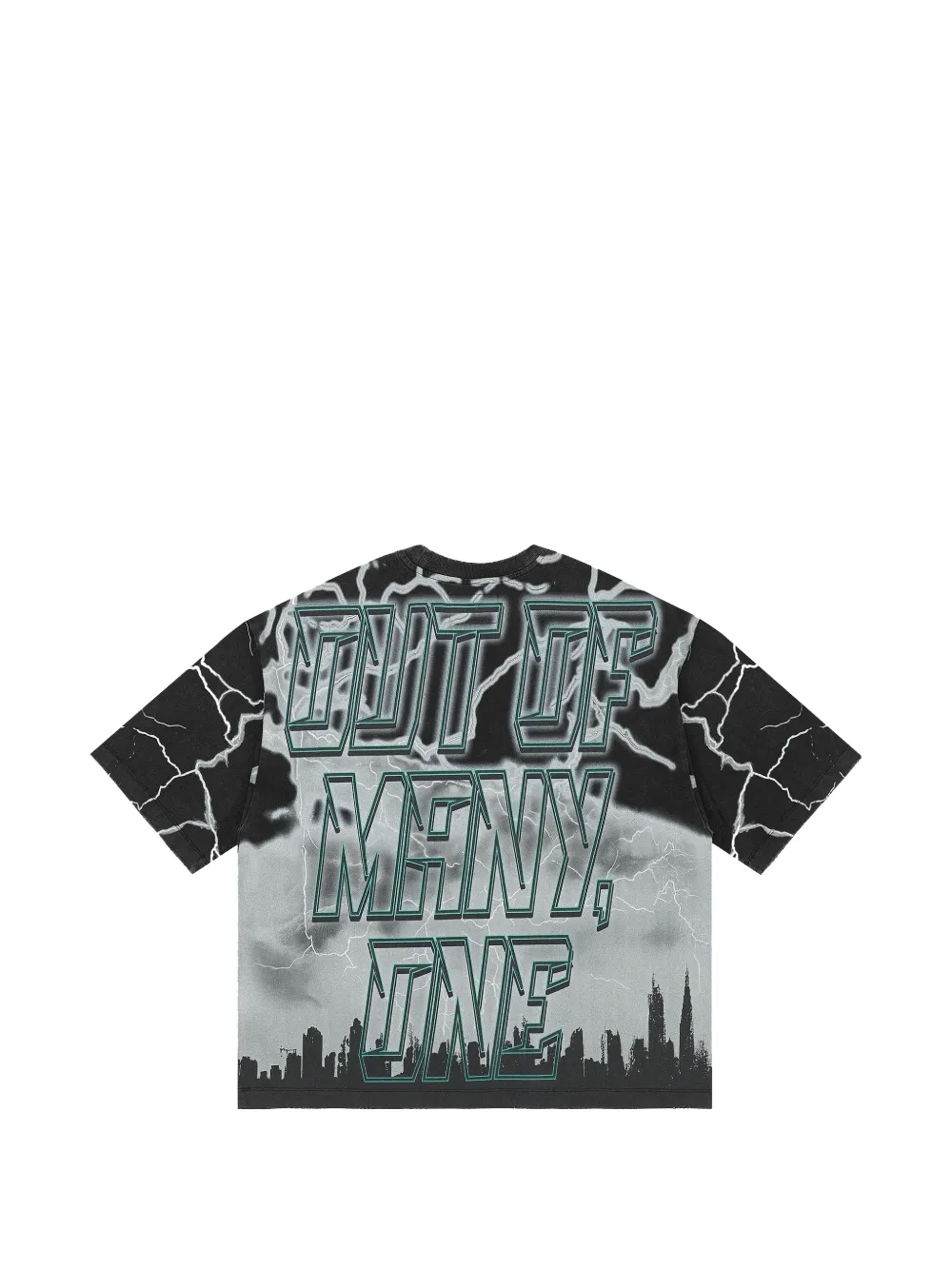 GODSPEED Voltage T-shirt met print Zwart