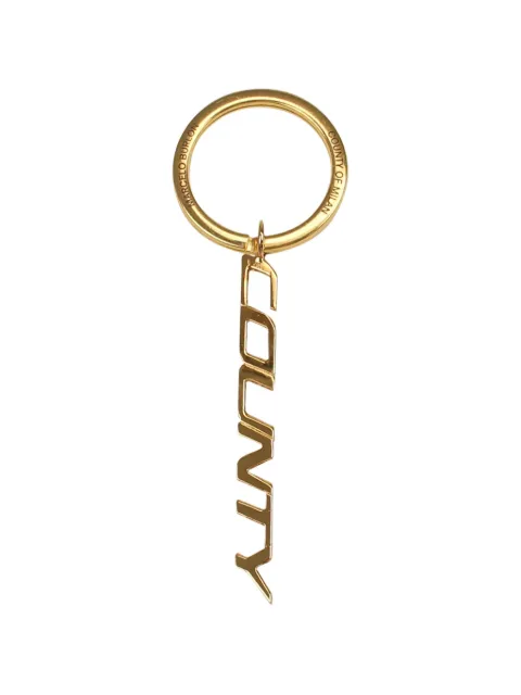 COUNTY OF MILAN County logo-pendant keychain