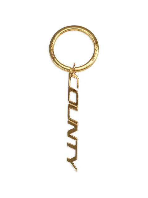 COUNTY OF MILAN County logo-pendant keychain