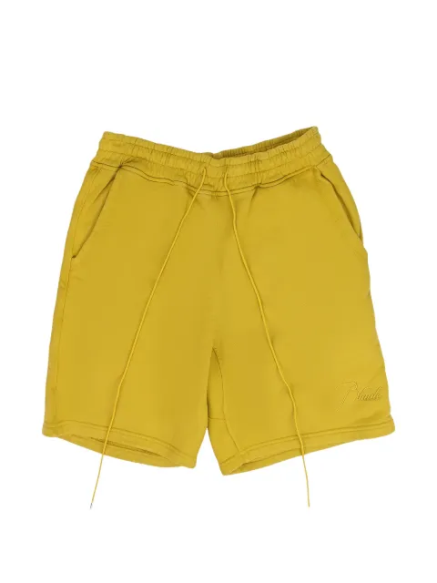 RHUDE logo-embroidered drawstring shorts