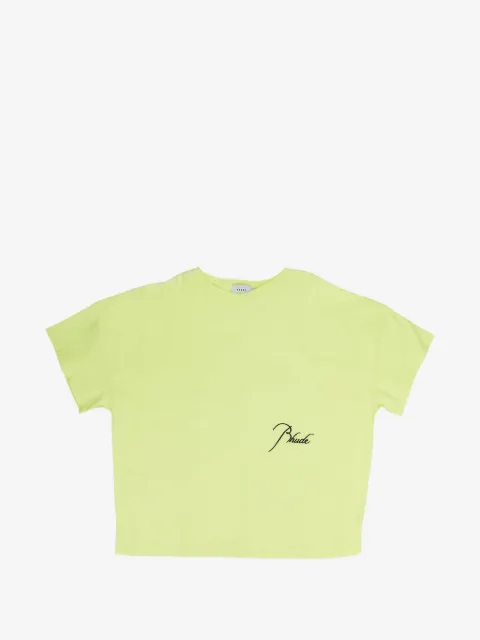 RHUDE logo-print Reverse T-shirt