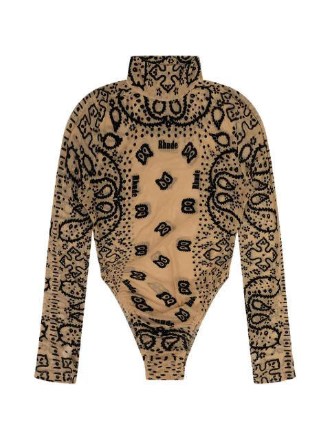 RHUDE bandana-print bodysuit