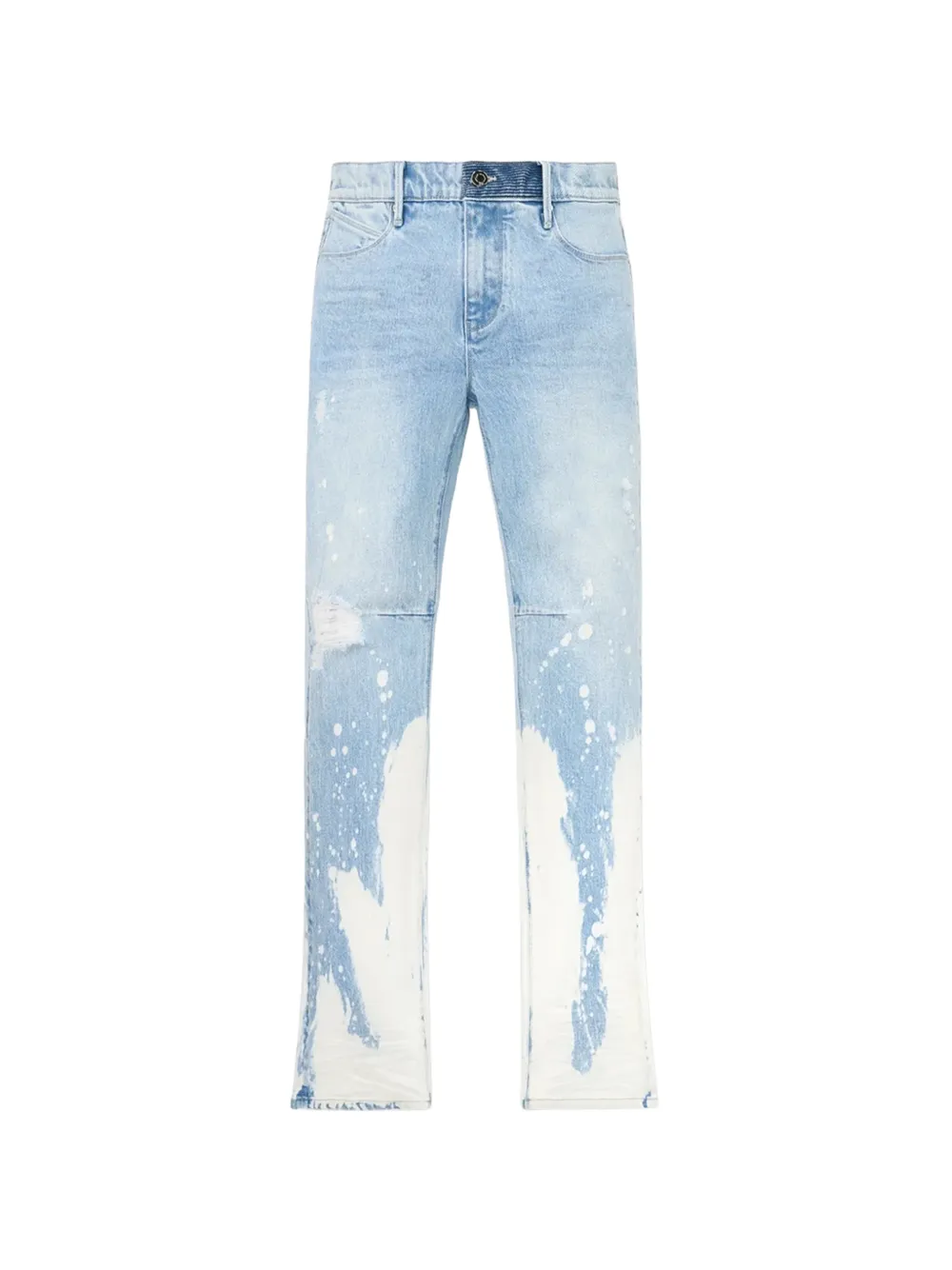 RTA Denis splatter-print jeans - Blu