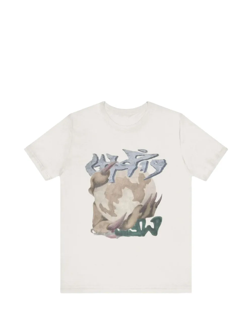 Travis Scott Graphic-print T-shirt In White