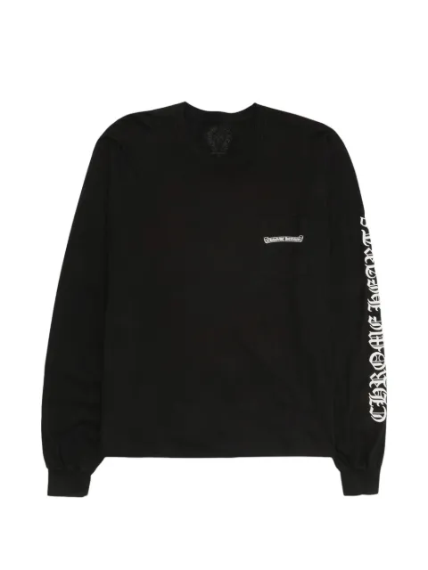 Chrome Hearts playera Scroll con detalle del logo