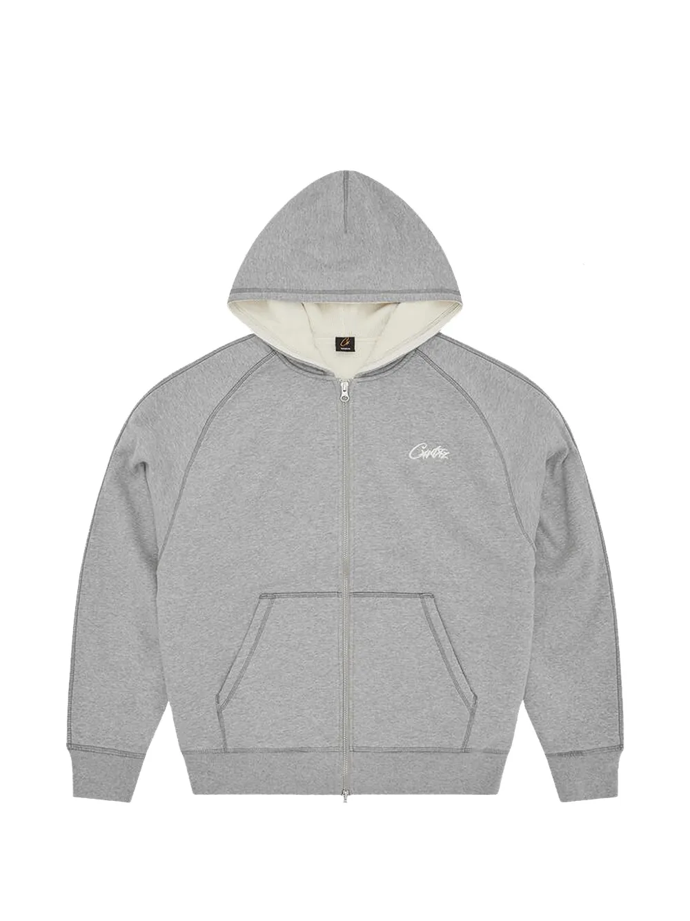 CORTEIZ Thick Stitch Allstarz zip-up hoodie - Grey